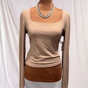 Light brown mocha long sleeve